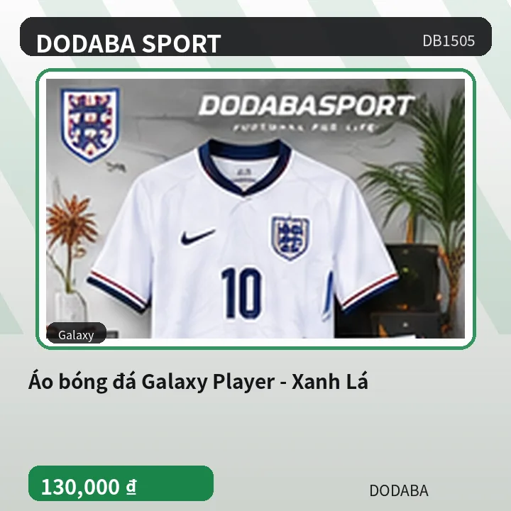 Áo bóng đá Galaxy Player - Xanh Lá