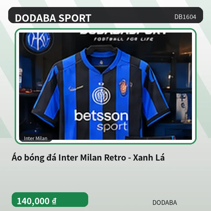 Áo bóng đá Inter Milan Retro - Xanh Lá