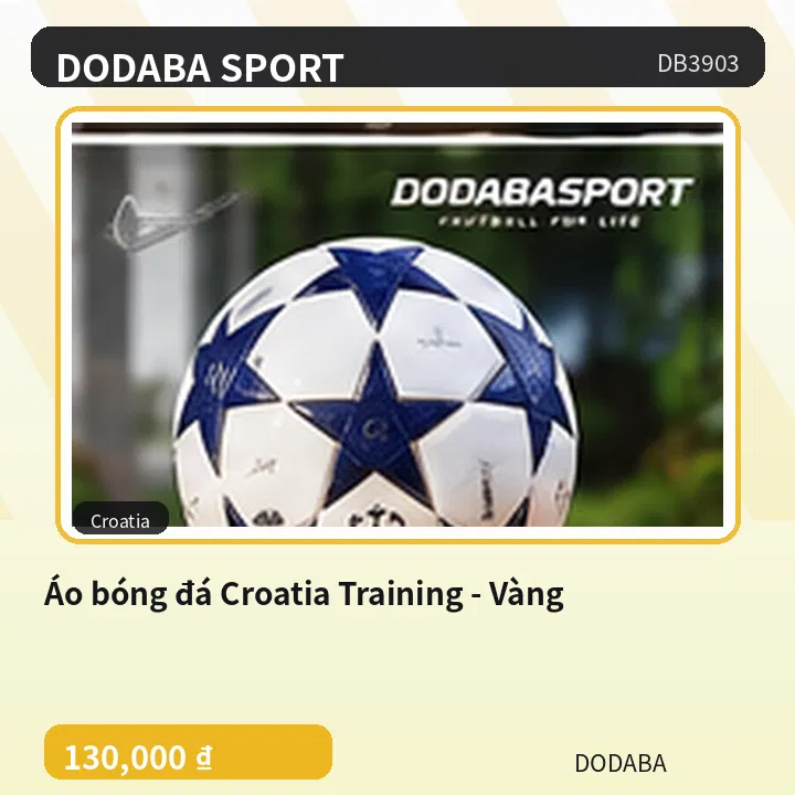 Áo bóng đá Croatia Training - Vàng
