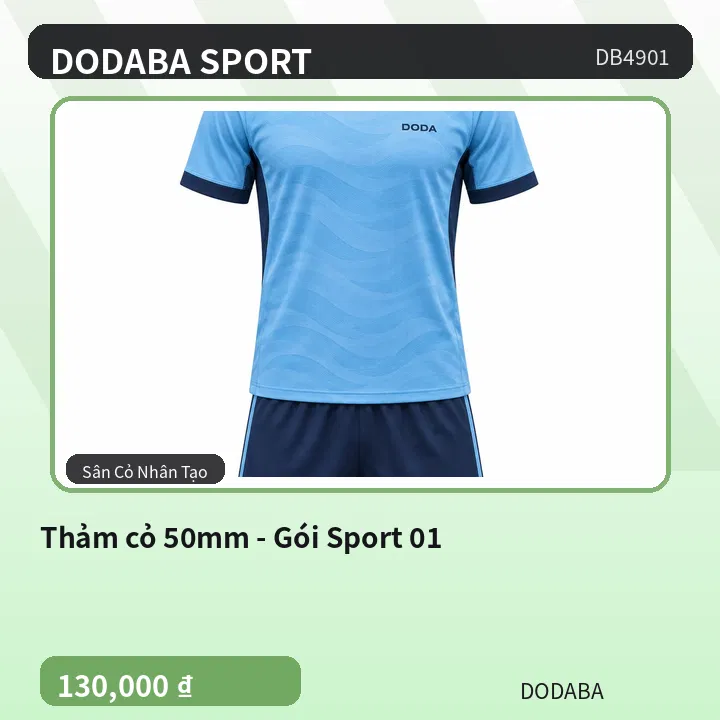 Thảm cỏ 50mm - Gói Sport 01